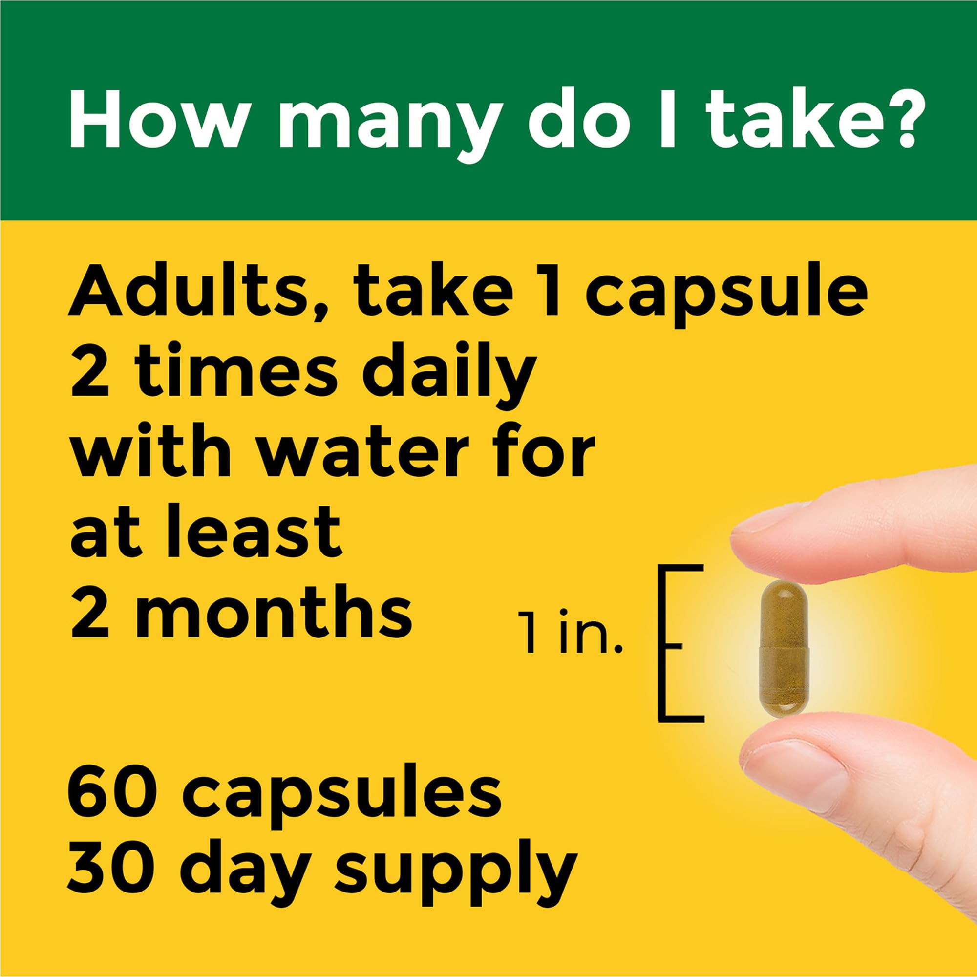 Nature Made Better Absorption Berberine Phytosome Capsules – 1100 mg Daily, 60 Capsules