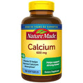 Nature Made Calcium 600 mg with Vitamin D Liquid Softgels - 100 Softgels (Pack of 2)