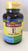 Nature Made dl-Alpha Vitamin E 1000 IU Softgels – Pack of 2 (60 Softgels per Bottle)