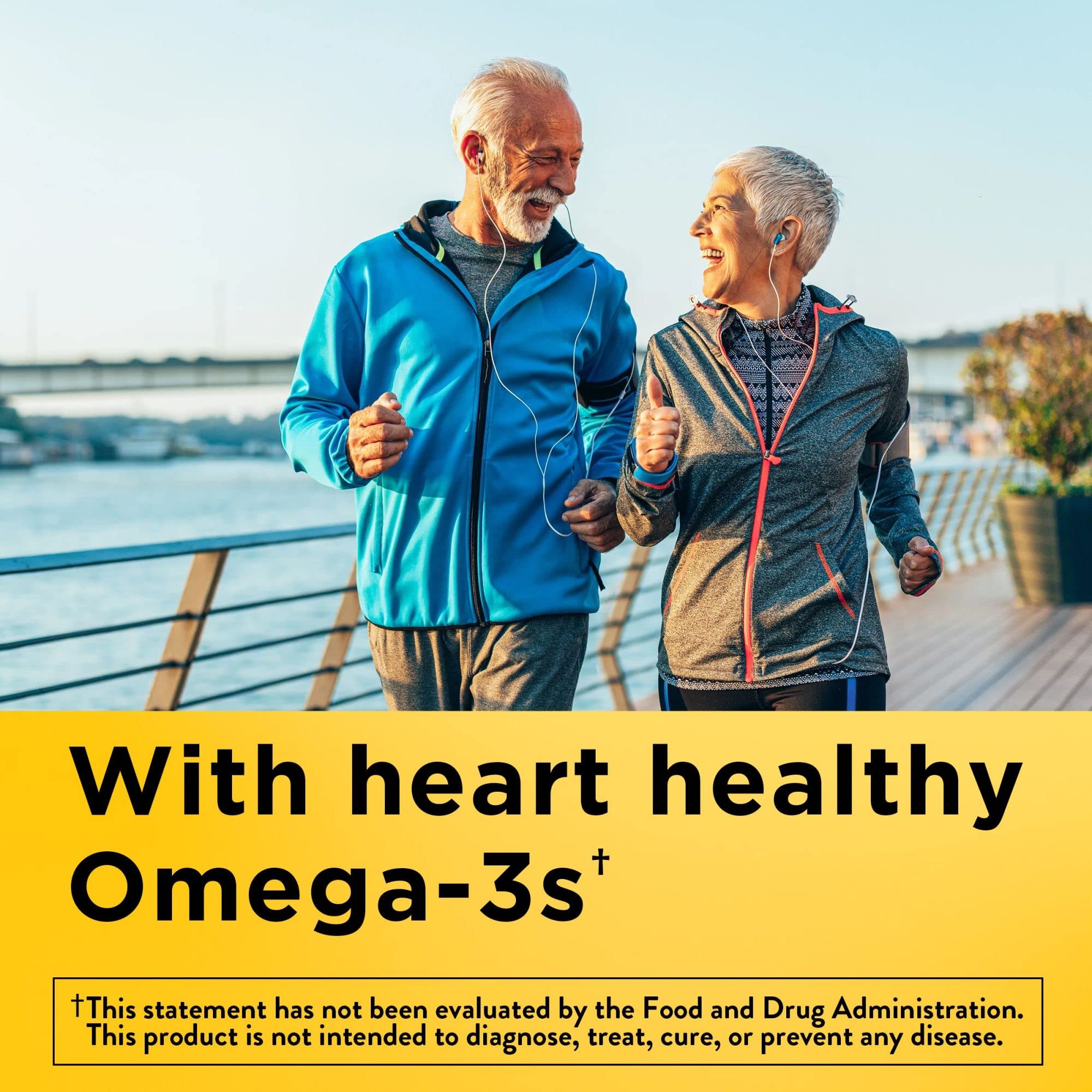 Nature Made Fish Oil Omega-3 Gummies - Heart Health (150 Count, 75-Day Supply)