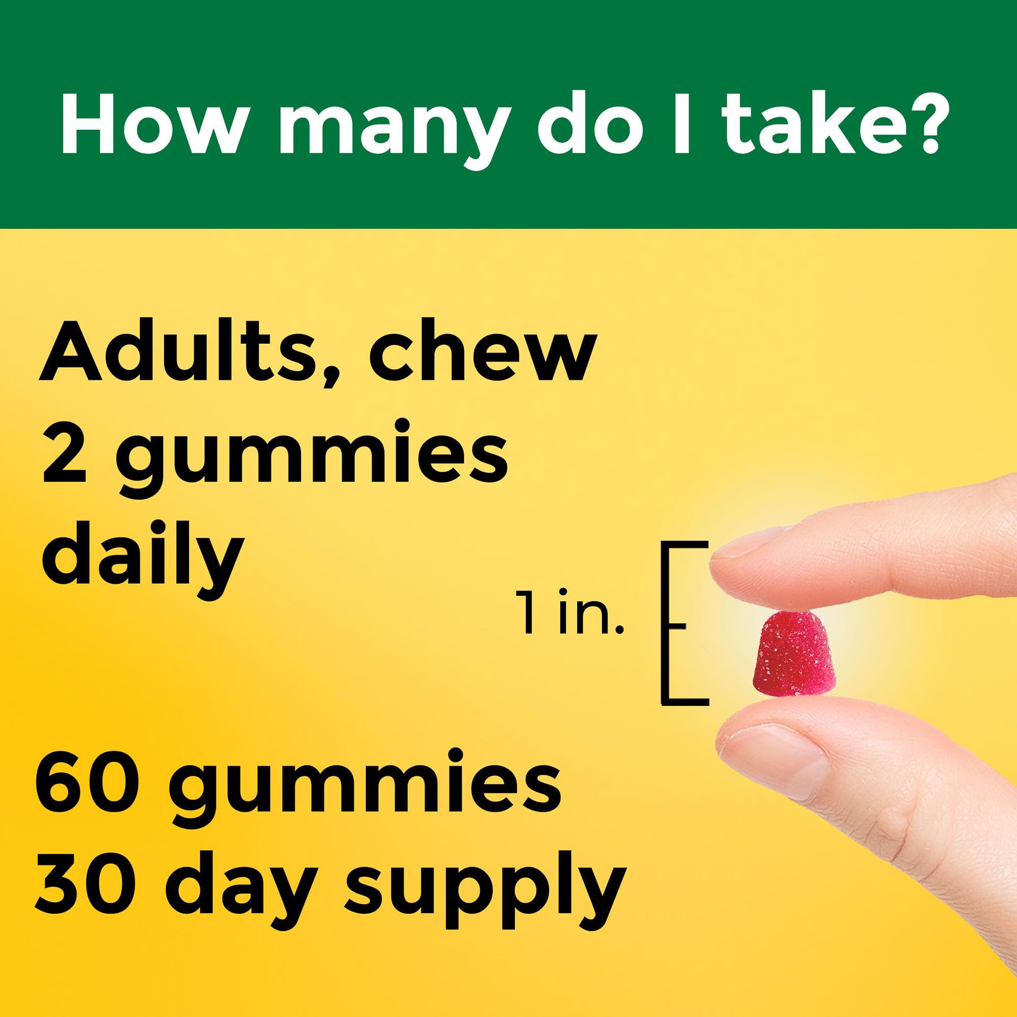Nature Made High Absorption Magnesium Citrate 200 mg Gummies – 60 Count