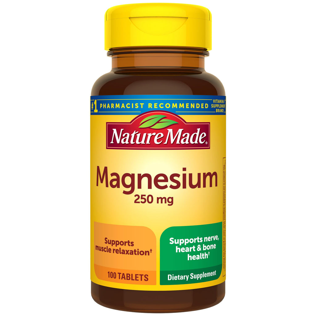 Nature Made Magnesium Oxide 250 mg – 100-Count Magnesium Supplement