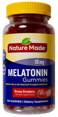 Nature Made Melatonin 10mg Gummies – Dreamy Strawberry Flavor, 150 Gummies