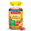 Nature Made Multivitamin + Omega-3 Gummies for Adults – 140-Count, 70-Day Supply