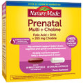 Nature Made Prenatal Vitamin Softgels + Choline Capsules – 60 Day Supply, Folic Acid + DHA