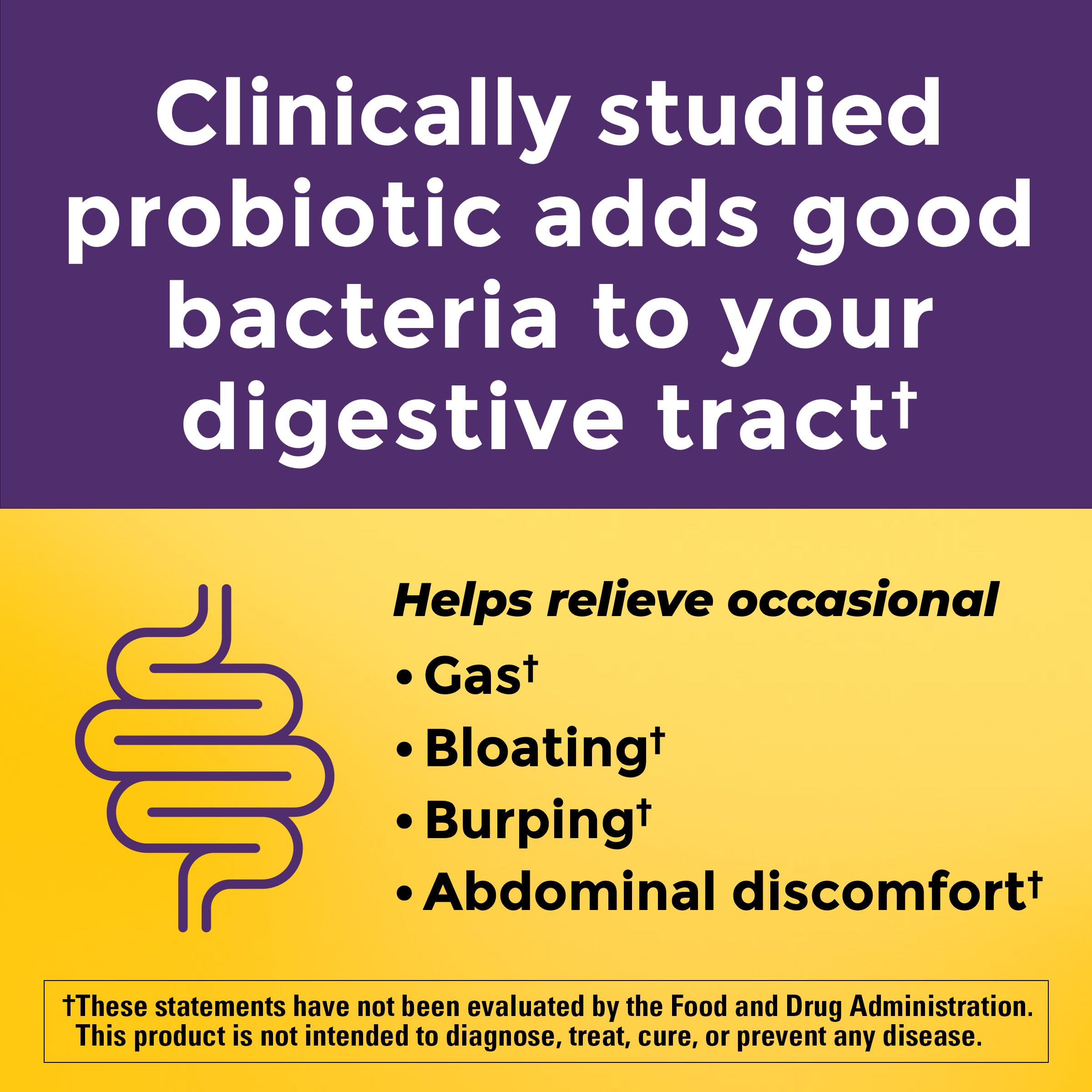 Nature Made Probiotic + Prebiotic Fiber Gummies – Gut Health Support, 50 Count (25 Day Supply)