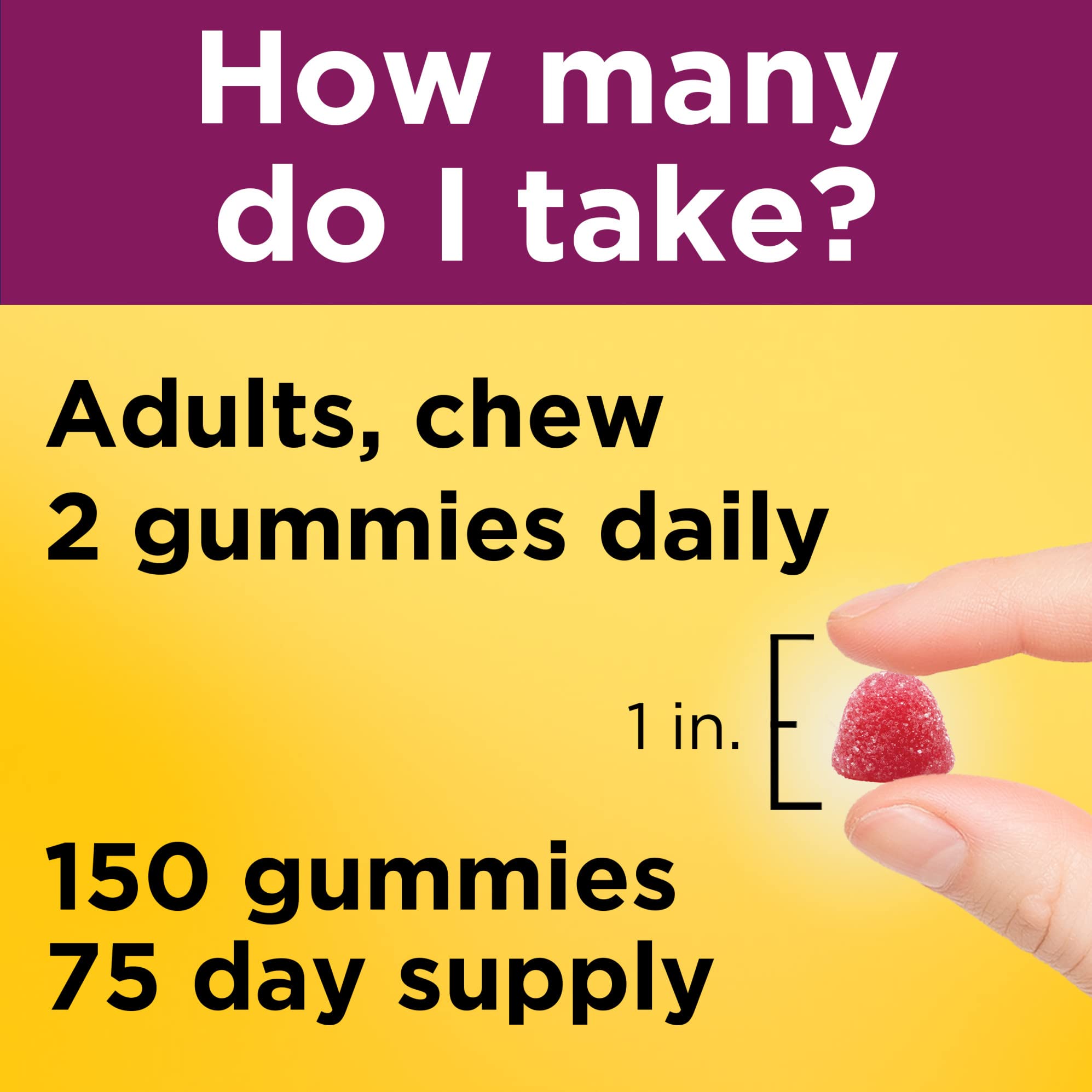 Nature Made Women's Gummy Multivitamin with Omega-3 – 150 Gummies (75-Day Supply)