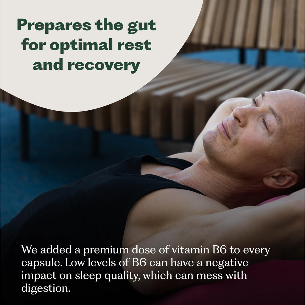 Nature M.D. GutRhythm Nighttime Recovery Overnight Digestive & Sleep Aid Supplement – Vegan 30 Servings
