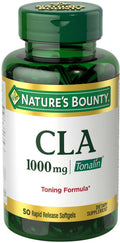 Nature's Bounty Tonalin CLA 1000mg – Diet & Body Support | 50 Rapid Release Softgels