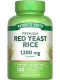 Nature's Truth Red Yeast Rice Capsules 1200 mg - 120 Count | Non-GMO & Gluten Free