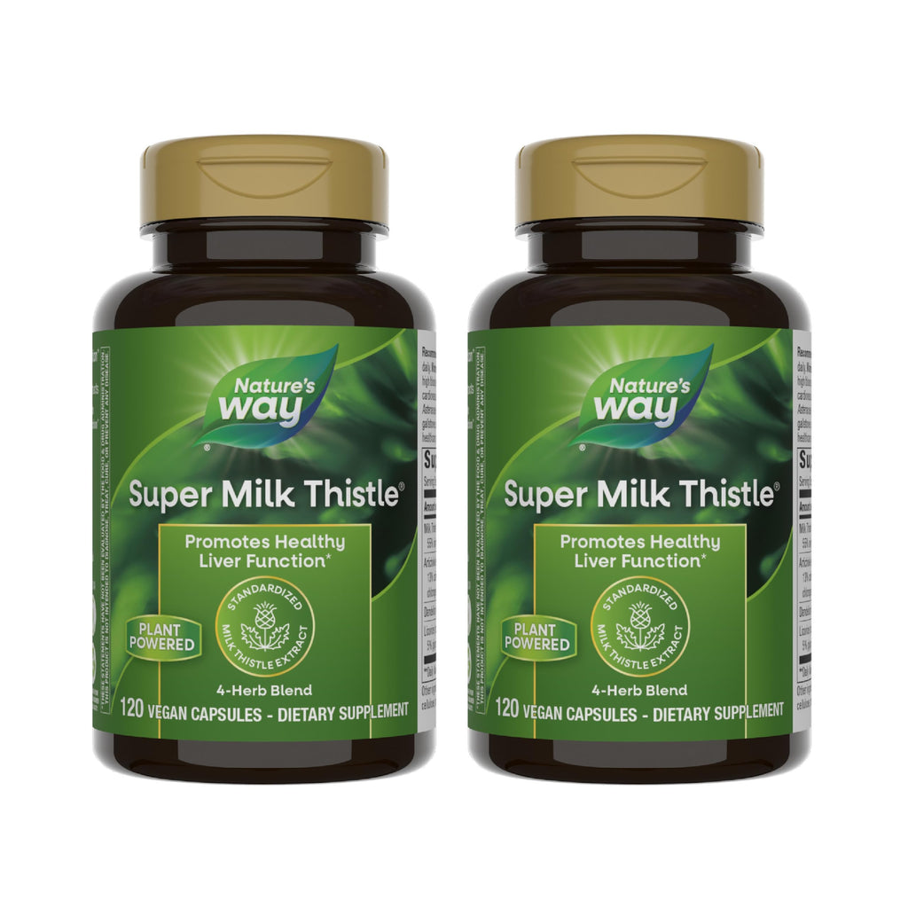 Nature's Way Super Milk Thistle - Liver Support* (Gluten Free) 120 Caps