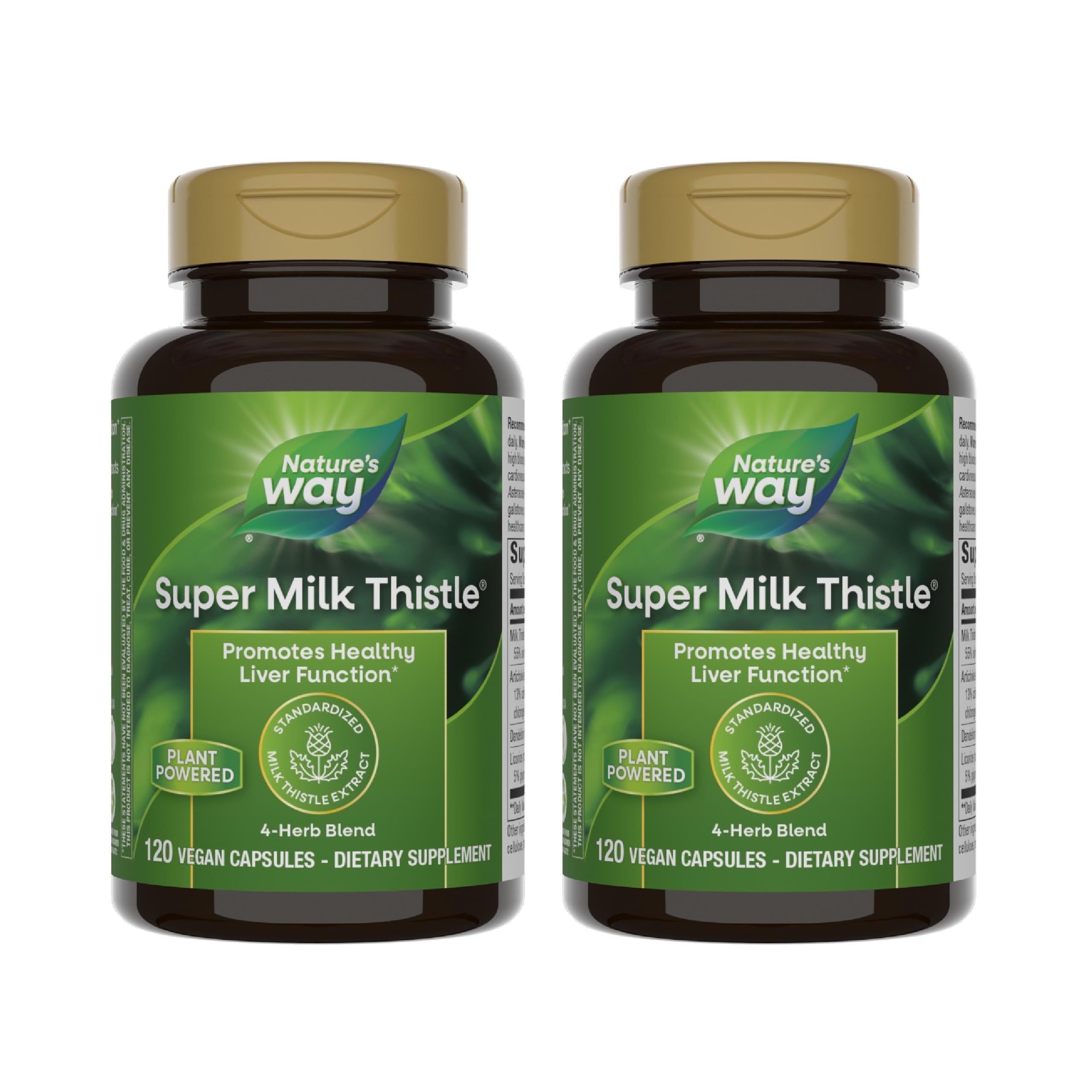 Nature's Way Super Milk Thistle - Liver Support* (Gluten Free) 120 Caps