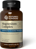 Nature’s Sunshine Magnesium Complex – High Potency Magnesium with Citrate & Malate | 50 Servings (100 Capsules)