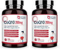 Nature Target CoQ10 200mg Softgels + PQQ with Organic Olive Oil – High Absorption, 240 Softgels (Pack of 2)