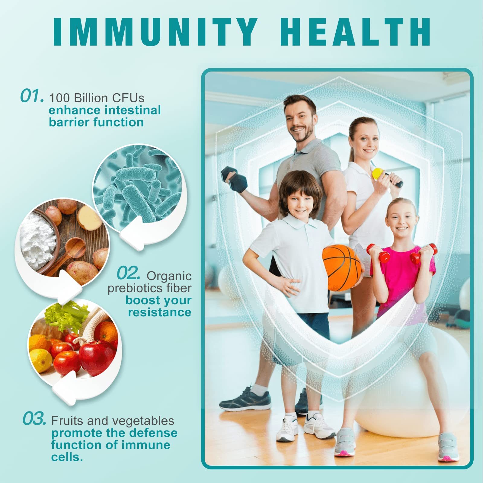 Nature Target Probiotics for Women & Men - 100B CFU, 45 Days