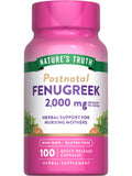 Nature’s Truth Fenugreek Seed Capsules for Women – 2000mg | 100 Count | Non-GMO, Gluten-Free