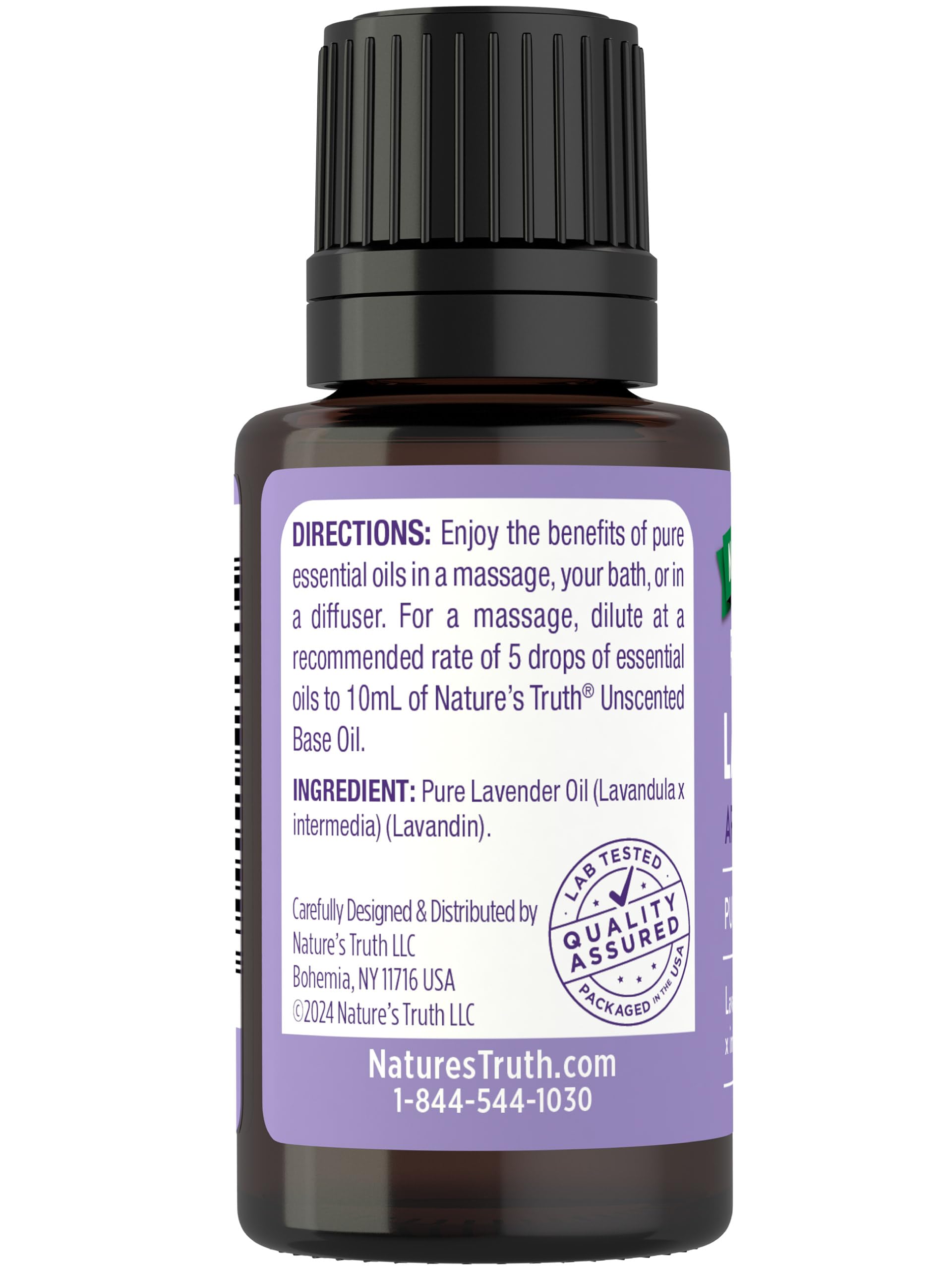 Nature's Truth Aromatherapy Lavender Essential Oil - 15 mL