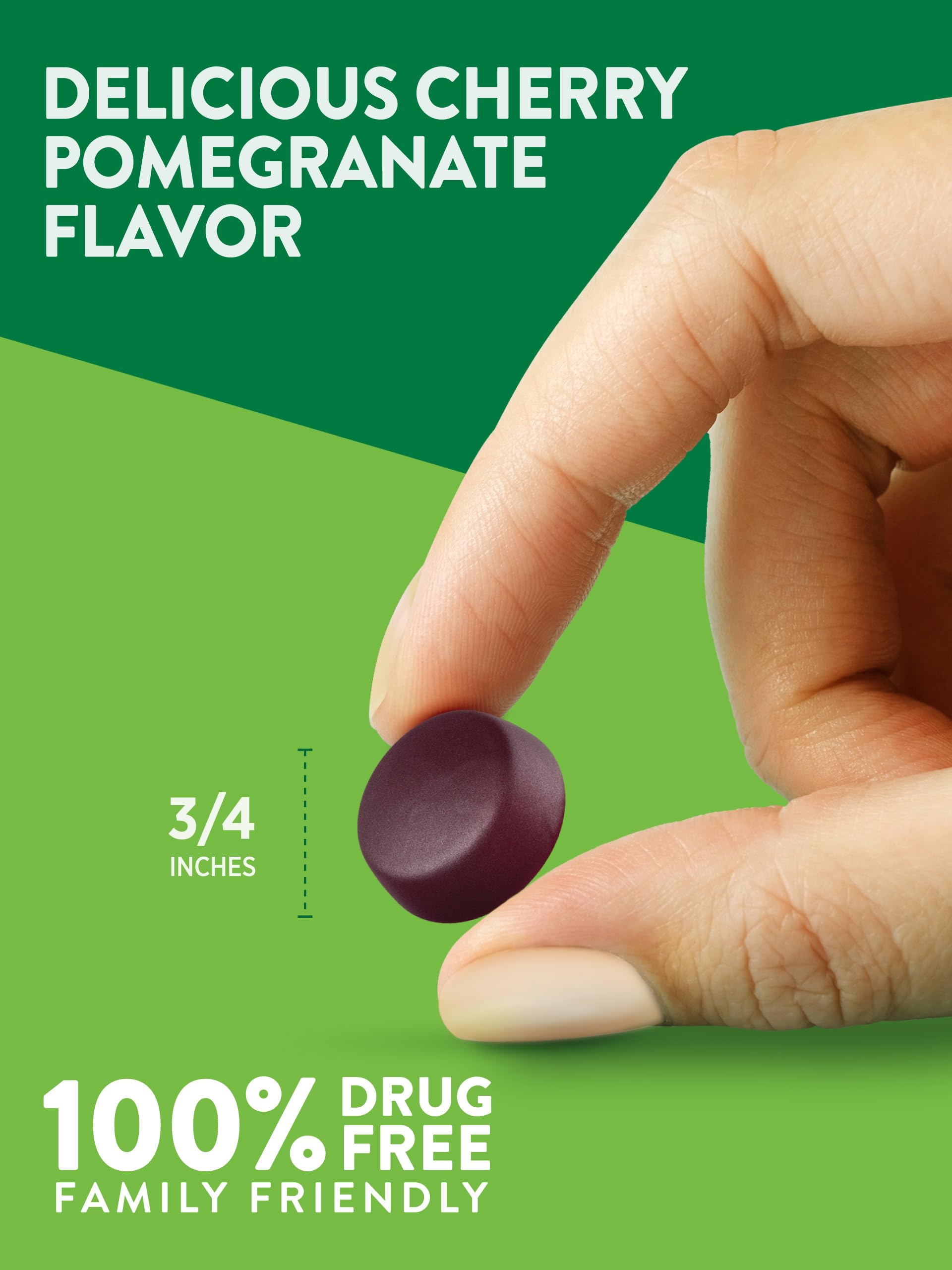 Nature's Truth Melatonin Gummies 1mg - 60 Count Cherry Pomegranate (Pack of 2) – Vegan, Non-GMO & Gluten Free