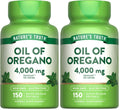 Nature's Truth Oil of Oregano Softgels | 4000 mg | 150 Count | Non-GMO & Gluten Free Herbal Supplement (Pack of 2)