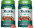 Nature's Truth Potassium Magnesium Citrate Gummies – 60 Count, Vegan, Non-GMO & Gluten Free (Pack of 2)