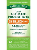 Nature's Truth Probiotics for Men & Women – 25B CFU, 14 Strains, 60 Capsules
