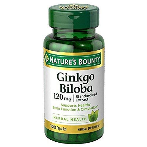 Nature's Bounty Ginkgo Biloba 120mg – 200 Capsules (Pack of 2)