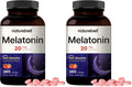 NatureBell Melatonin 20mg – 365 Fast-Dissolve Strawberry Chewables (2-Pack)