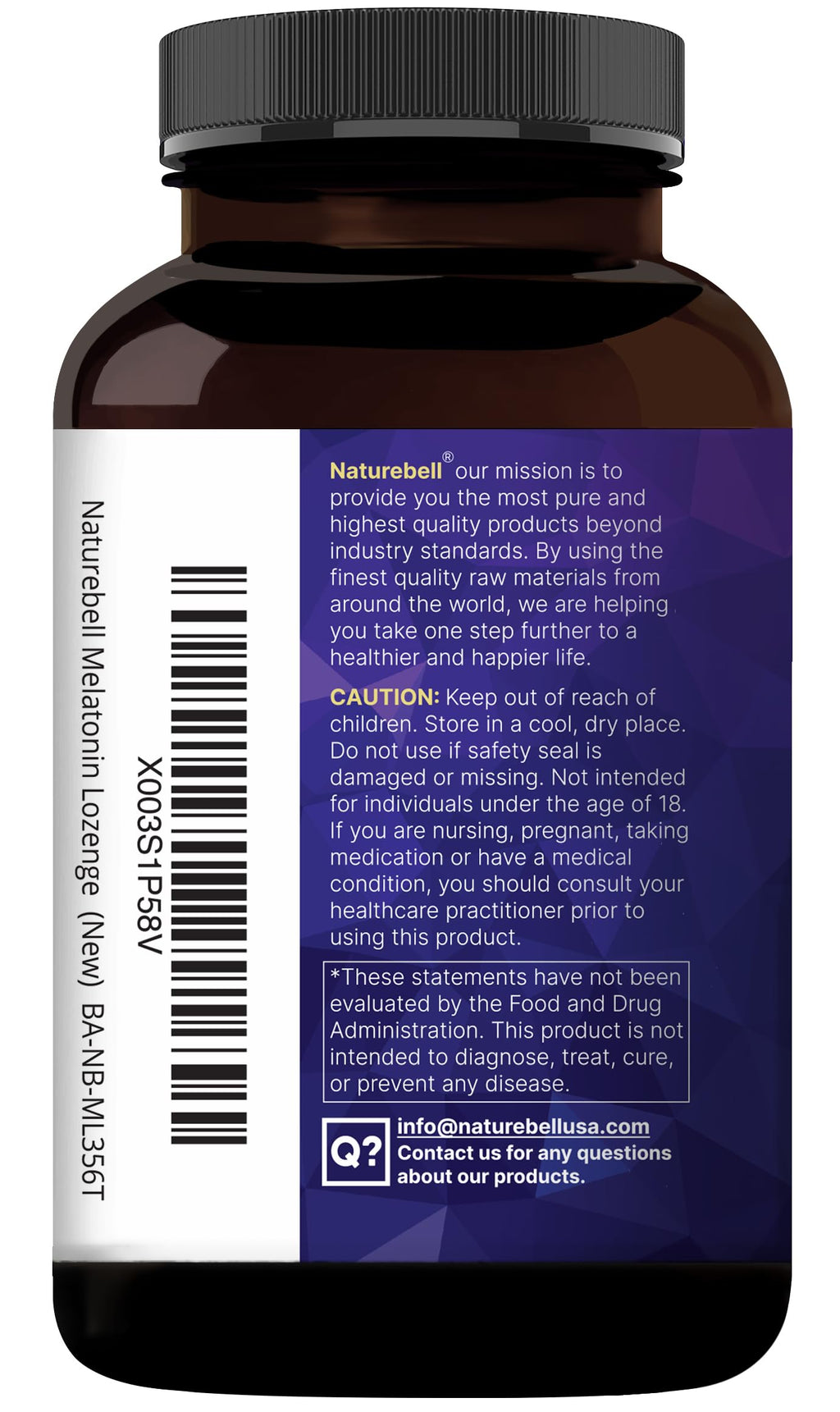 NatureBell Melatonin 20mg – 365 Fast-Dissolve Chewables, Strawberry | 1 Year Supply, Non-GMO & Gluten-Free