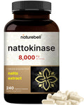 NatureBell Nattokinase 8,000 FU – 240 Veggie Capsules | Non-GMO, Heart Health