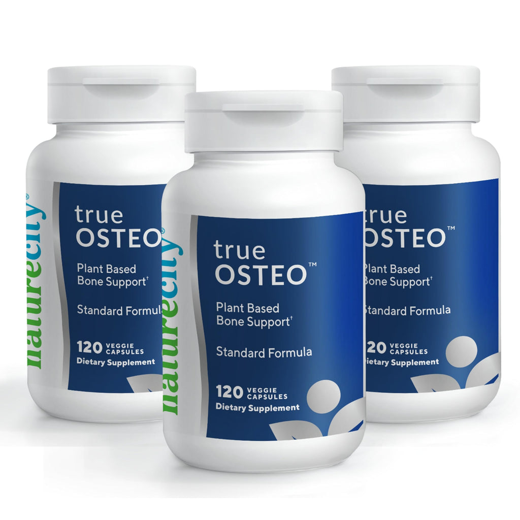NatureCity True-Osteo: Plant-Based Calcium + Magnesium with Vitamin D3 & K2 | 360 Capsules