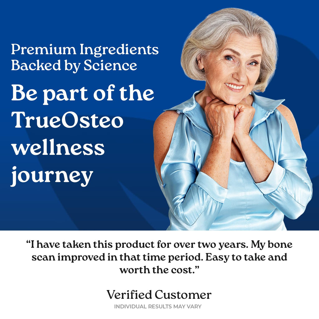 NatureCity True-Osteo: Plant-Based Calcium + Magnesium with Vitamin D3 & K2 | 360 Capsules