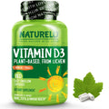 Naturelo Vitamin D3 5000 IU – Plant-Based from Lichen | Vegan D3, 180 Capsules