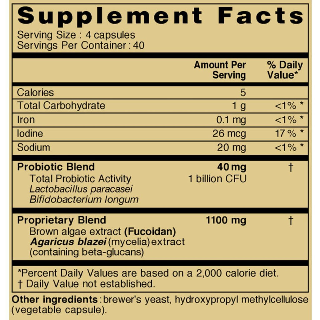 NatureMedic Fucoidan 3-Plus Brown Seaweed Immunity Supplement – 3 Types of High Purity Fucoidan | 160 Veg Capsules | Made in Japan