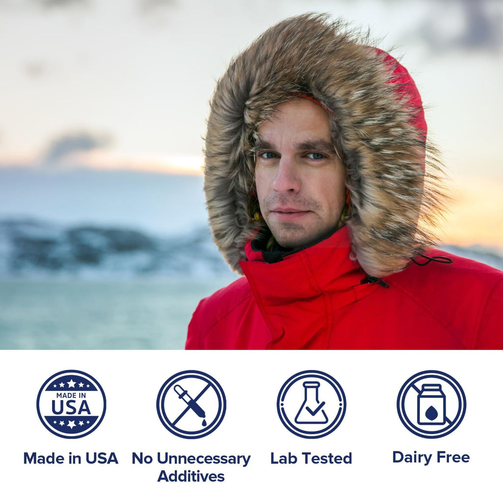 NatureMyst Antarctic Krill Oil 1000 mg Softgels - Omega-3 EPA/DHA, Phospholipids & Astaxanthin | Made in USA