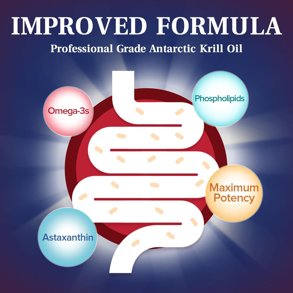 NatureMyst Antarctic Krill Oil 1000 mg Softgels - Omega-3 EPA/DHA, Phospholipids & Astaxanthin | Made in USA