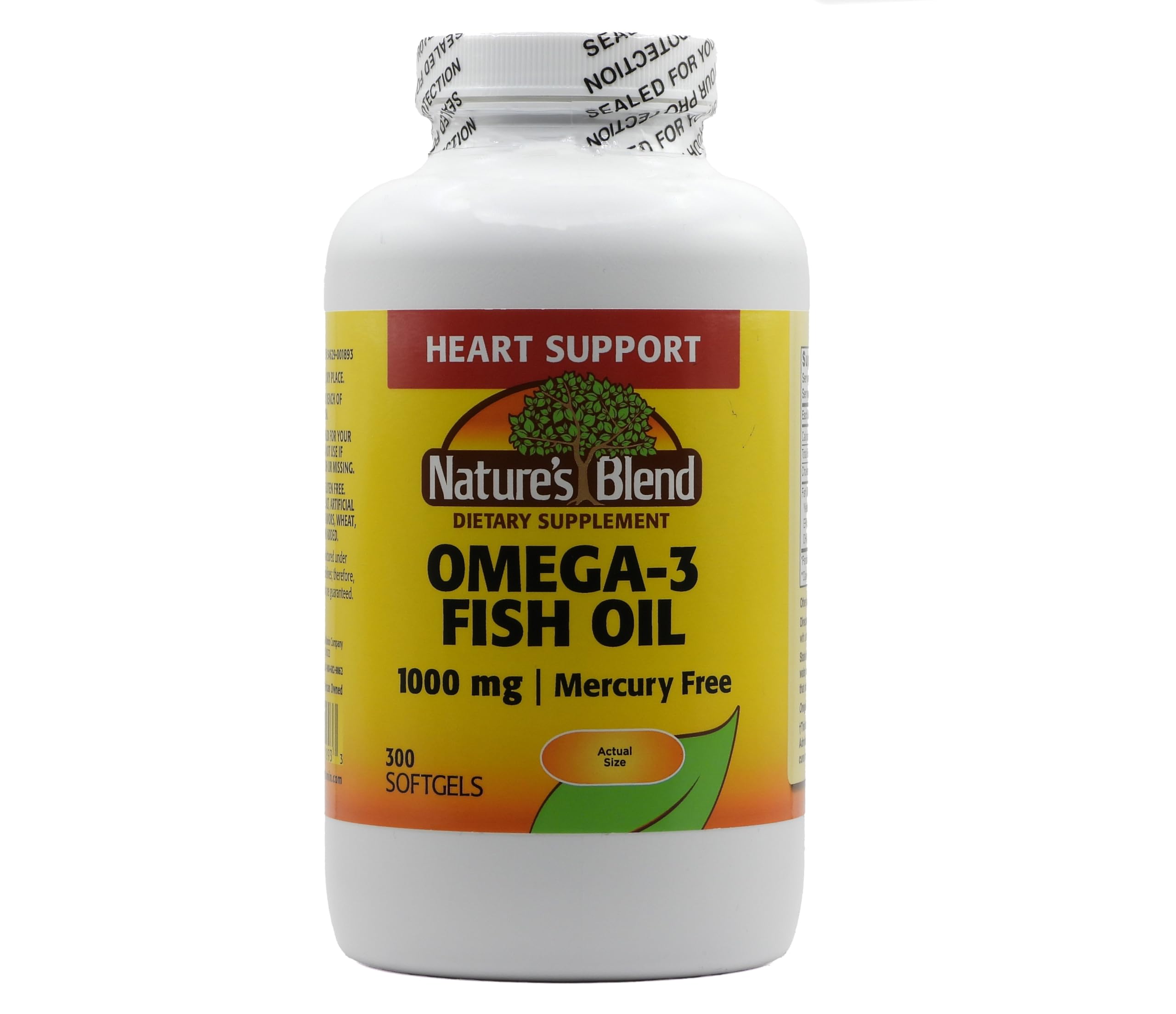 Nature's Blend Omega-3 Fish Oil 1000 mg - 300 Softgels