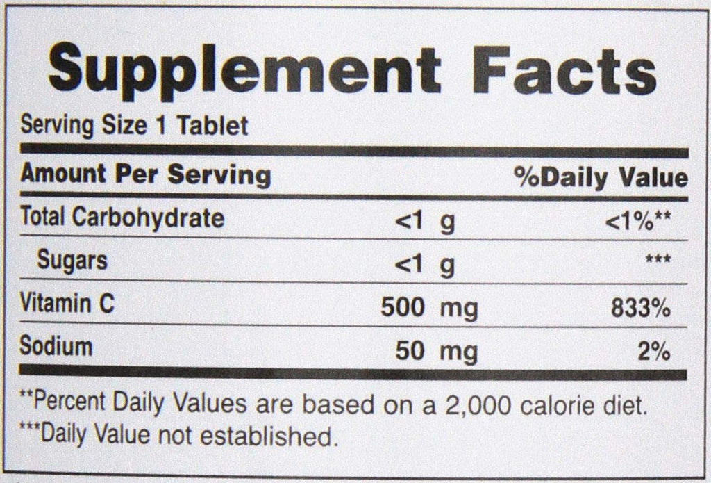 Nature's Bounty C-500 mg Chewable Tablets with Rose Hips - 90 Count