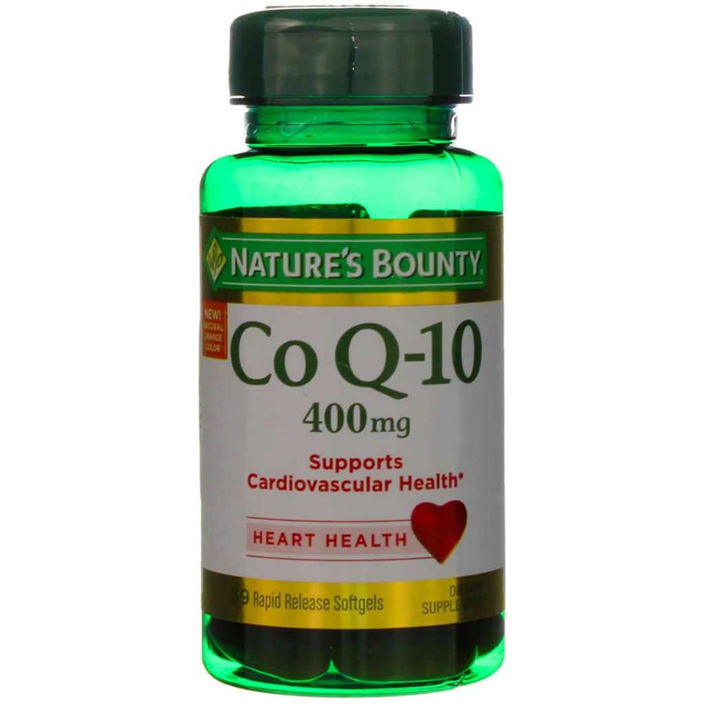 Nature's Bounty Cardio Q10 400 mg Softgels – Pack of 2 (39 ea each)