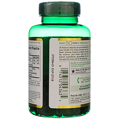 Nature's Bounty Cranberry with Vitamin C 4200 mg – 250 Softgels (Pack of 3)