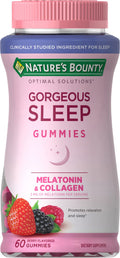 Nature's Bounty Gorgeous Sleep Melatonin Gummies with Collagen — 60 Count