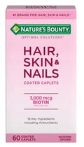 Nature's Bounty Hair, Skin & Nails – 60 Caplets | Dietary Supplement