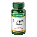Nature's Bounty L-Lysine 1000mg - 120 Tablets (2x60-count Bottles)