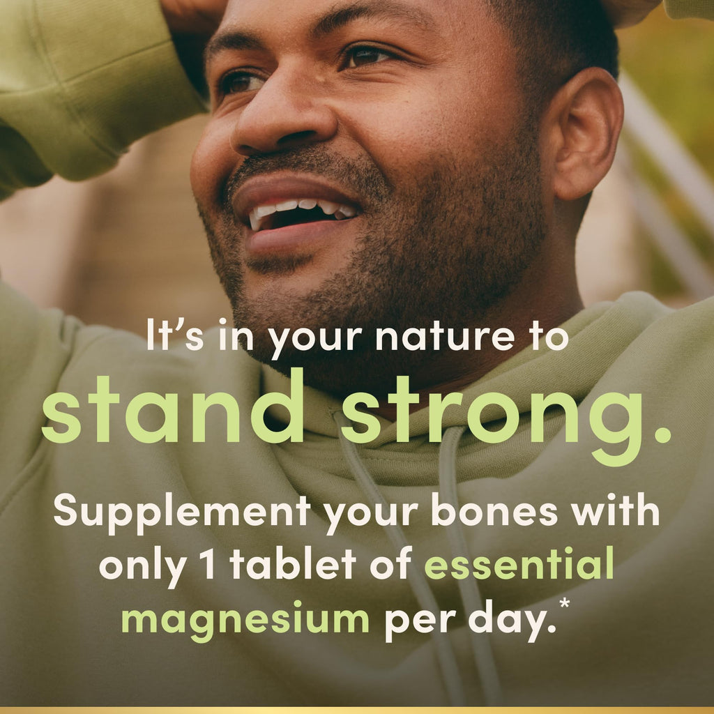 Nature's Bounty Magnesium 500 mg Tablets | 200 Count – Bone & Muscle Health