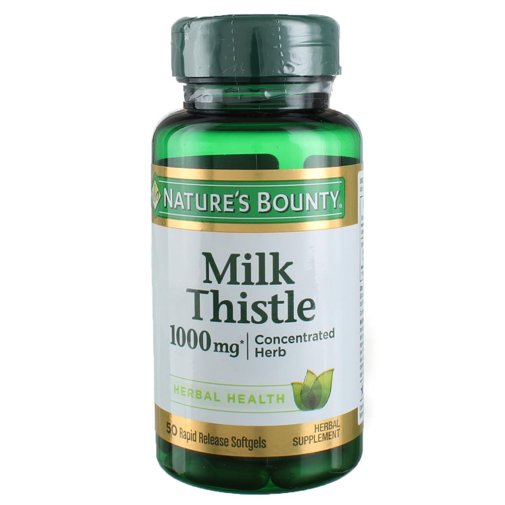 Nature's Bounty Milk Thistle 1000 mg - 50 Softgels (3 Pack)