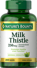 Nature's Bounty Milk Thistle Capsules 250 mg – Liver Health, 200 Count