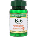 Nature's Bounty Vitamin B-6 100 mg — 100 Tablets (Pack of 4)