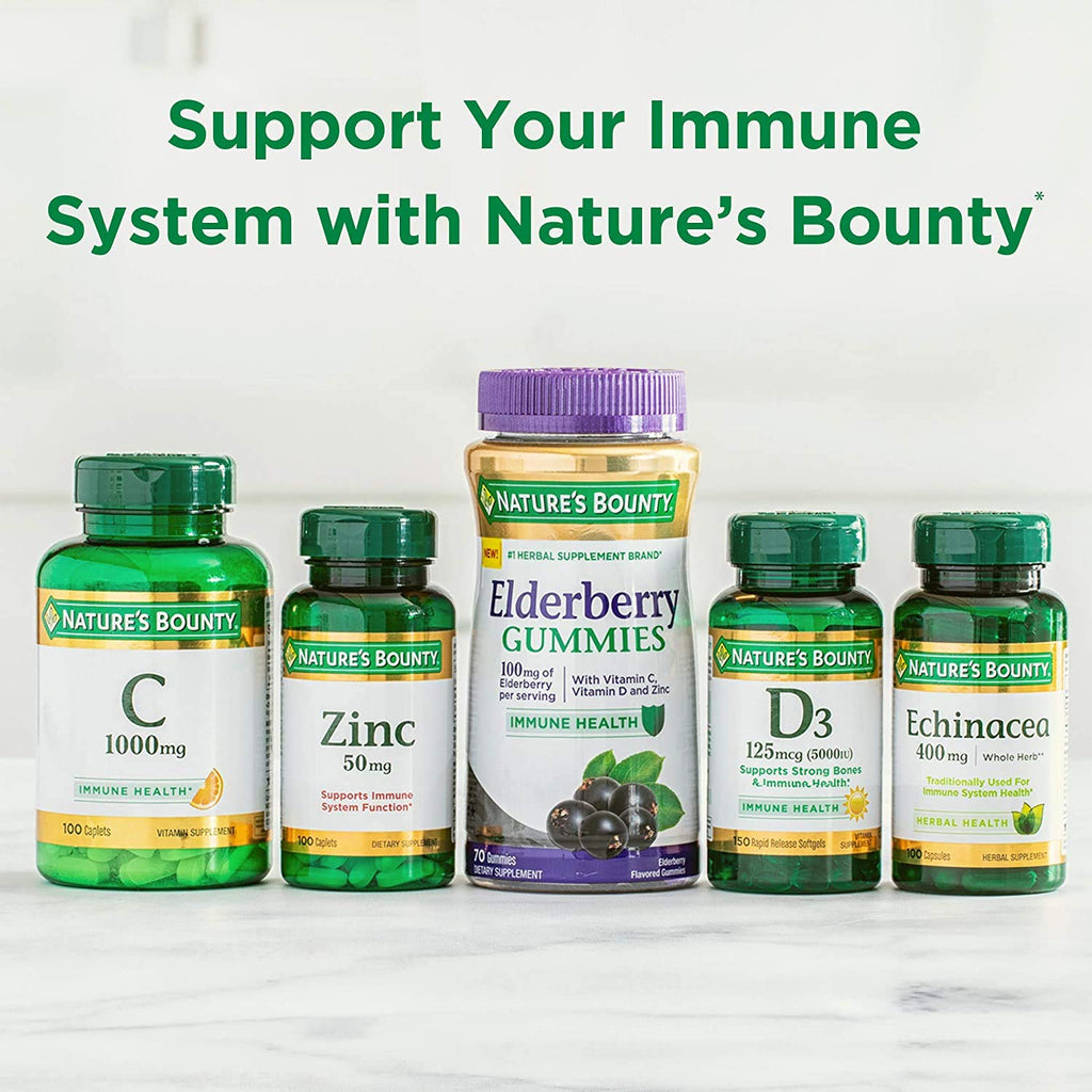 Nature's Bounty Vitamin C Tablets 500mg - Immune Support (100 Count)