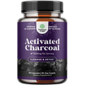 Natures Craft Activated Charcoal Pills – 1200mg Detox & Bloating Relief (90 Count)