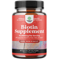 Natures Craft 10000 mcg Biotin Pills for Hair, Nails & Skin | Vegetarian Capsules