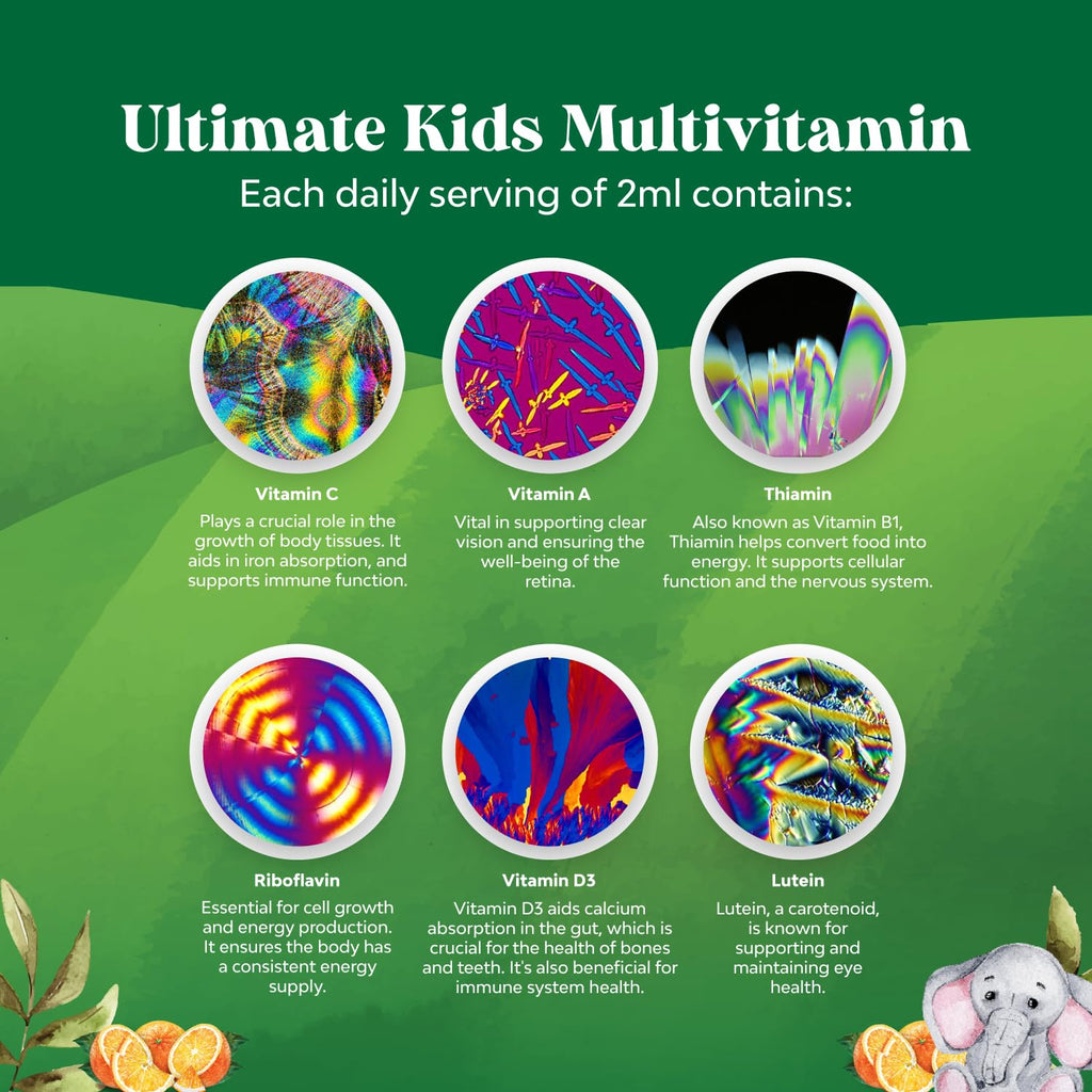 Natures Craft Liquid Multivitamin for Kids Immunity Support - 3 Pack